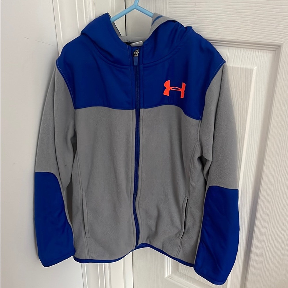 Under Armour Blue and Gray Hoodie